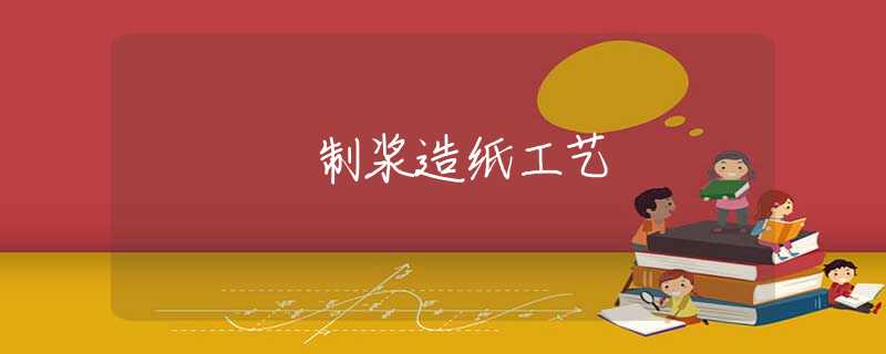 制浆造纸工艺
