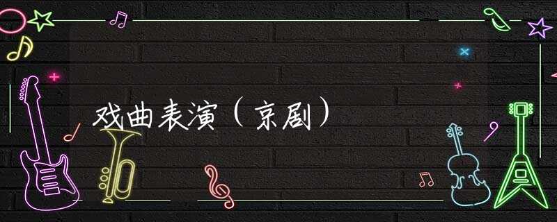 戏曲表演（京剧）