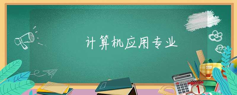 计算机应用专业