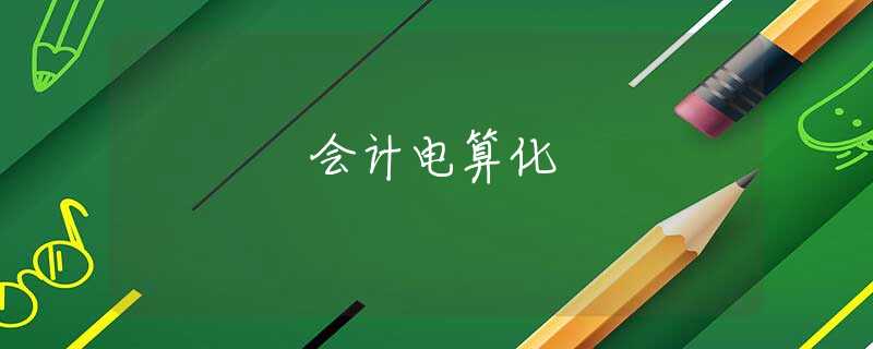 会计电算化