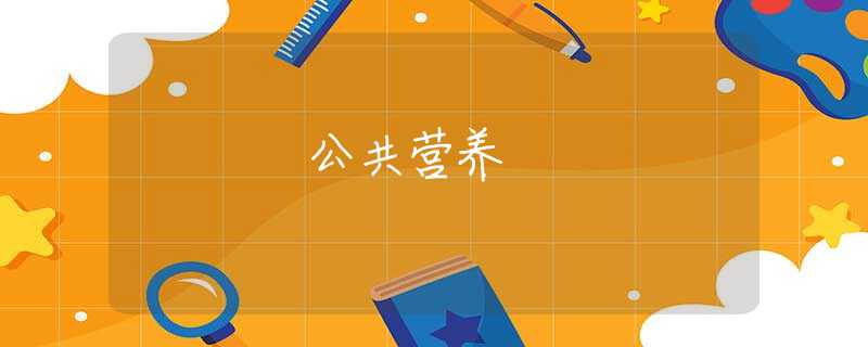 公共营养