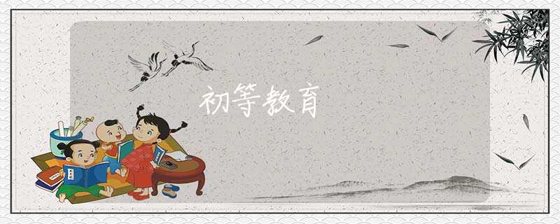 初等教育