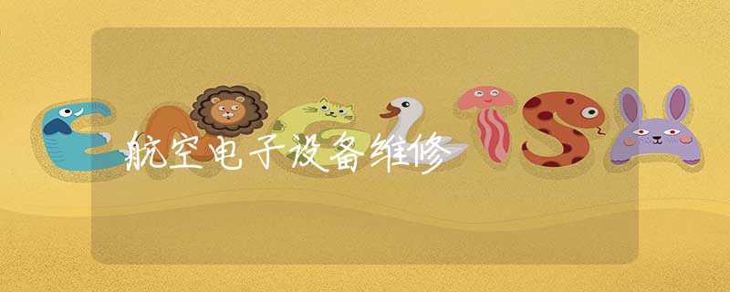 航空电子设备维修 航空电子设备维修